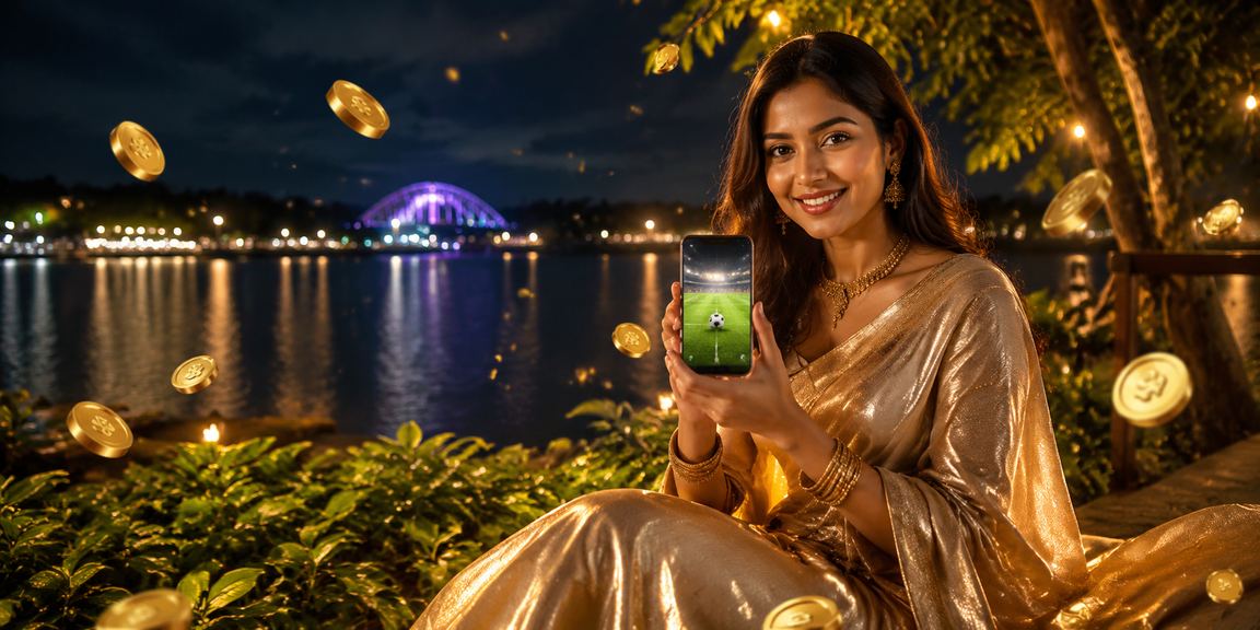 চট্টগ্রামে শাড়ি পরা নারী মোবাইলে ফুটবল বেটিং প্রোমোশন দেখছেন