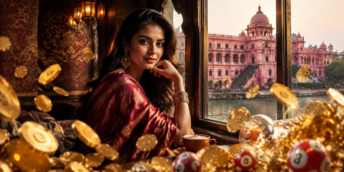 ঢাকায় বাংলাদেশি মডেল জ্যাকপট লটারি গেমে বড় পুরস্কার জিতছেন